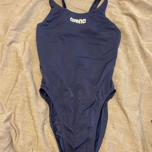 Arena cut out back competitive swimsuit